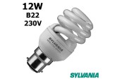Ampoule Spirale 12W/2700K B22 230V Ampoule Spirale 12W/2700K B22 230V