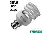 Ampoule Spirale 20W/2700K B22 230V