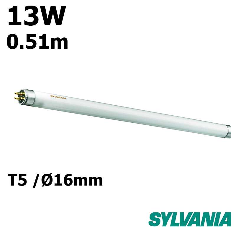 Tube fluorescent miniature T5 13W Ø16mm