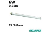 Tube fluorescent miniature T5 6W Ø16mm