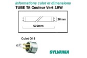 TUBE VERT 18W FLUORESCENT 0.60m