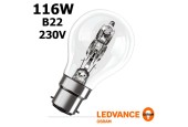 Ampoule Standard Eco halogene 116W B22 240V RADIUM
