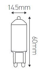 dimensions LED G9 Girard Sudron 161156