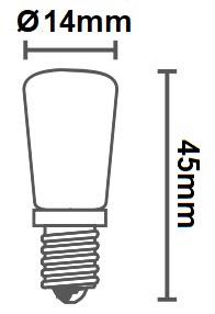 Dimensions Ampoule four E14