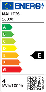 Classe énergétique ampoule flamme géante E14