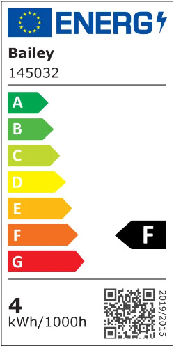 Classe énergétique LED GU10 24V BAILEY 145032 ES50 0029155