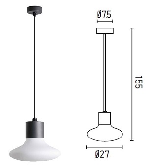 Dimensions suspension FARO BLUB'S