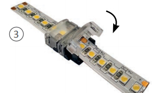 Connecteur pour rallonger 2 rubans LED RGB LCI3806014
